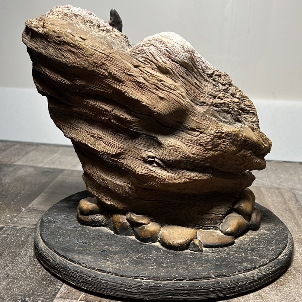 Vtg The Series of Evolution: "Prairie Thunder" Bison by Bill Vernon #134 of 3016 - Picture 6 of 9